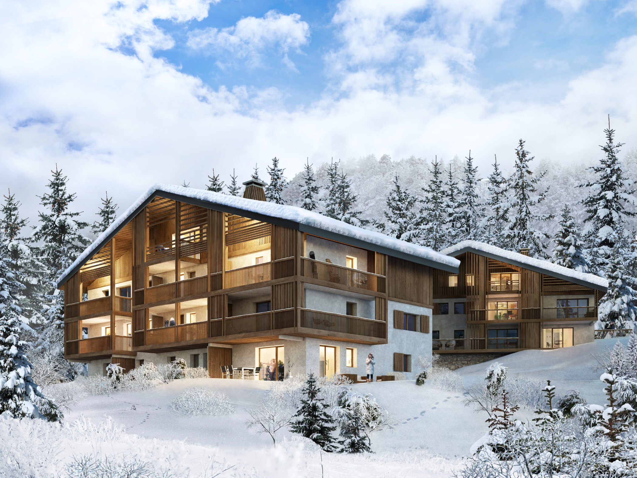 Projet de 19 appartements à Megève Projet de 19 appartements à Megève